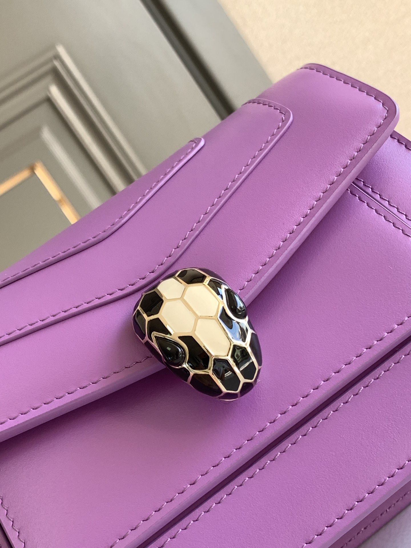 Bvlgari Serpenti Forever Crossbody Bag Purple